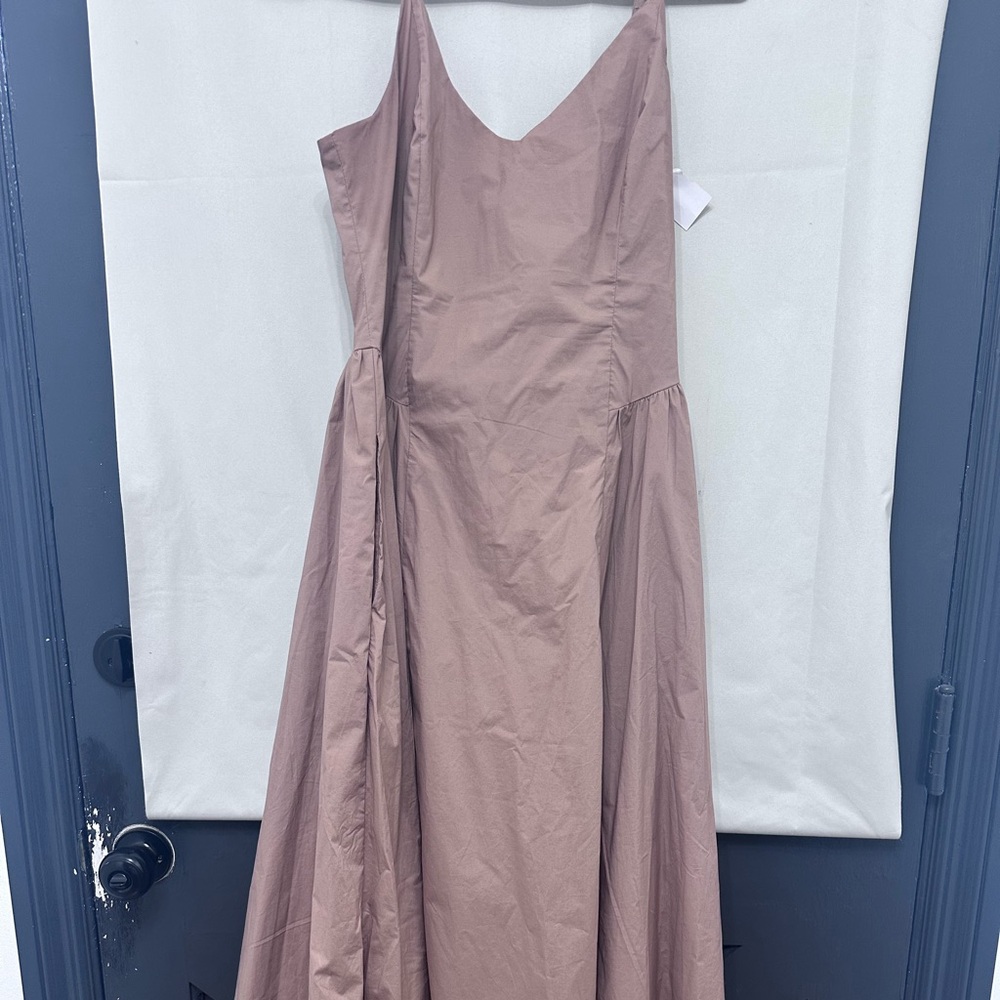 Babaton Tan/brown Midi Dress